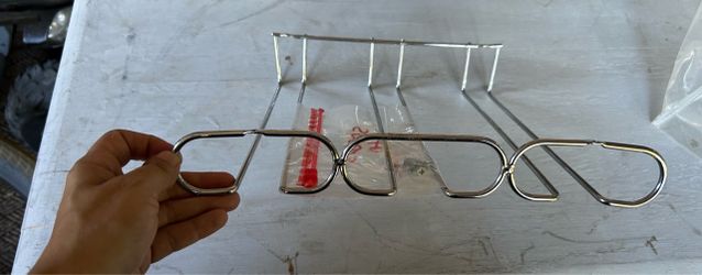 Hanging wine glass holder