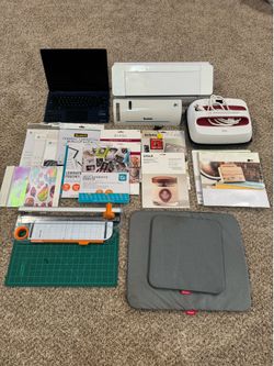 Cricut, cameo, sticker laminator, laptop & more
