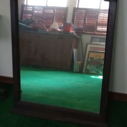 Large hanging mirror 29 and 1/2 in x 45 in