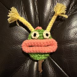 Cute Handmade Crochet Monster Keychain | Funny Amigurumi Key Cover | Unique Gift