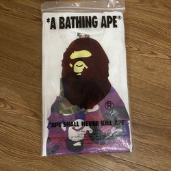 Purple Camo Bape Shirt  