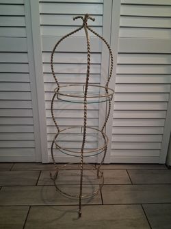 3 Tier rough iron stand