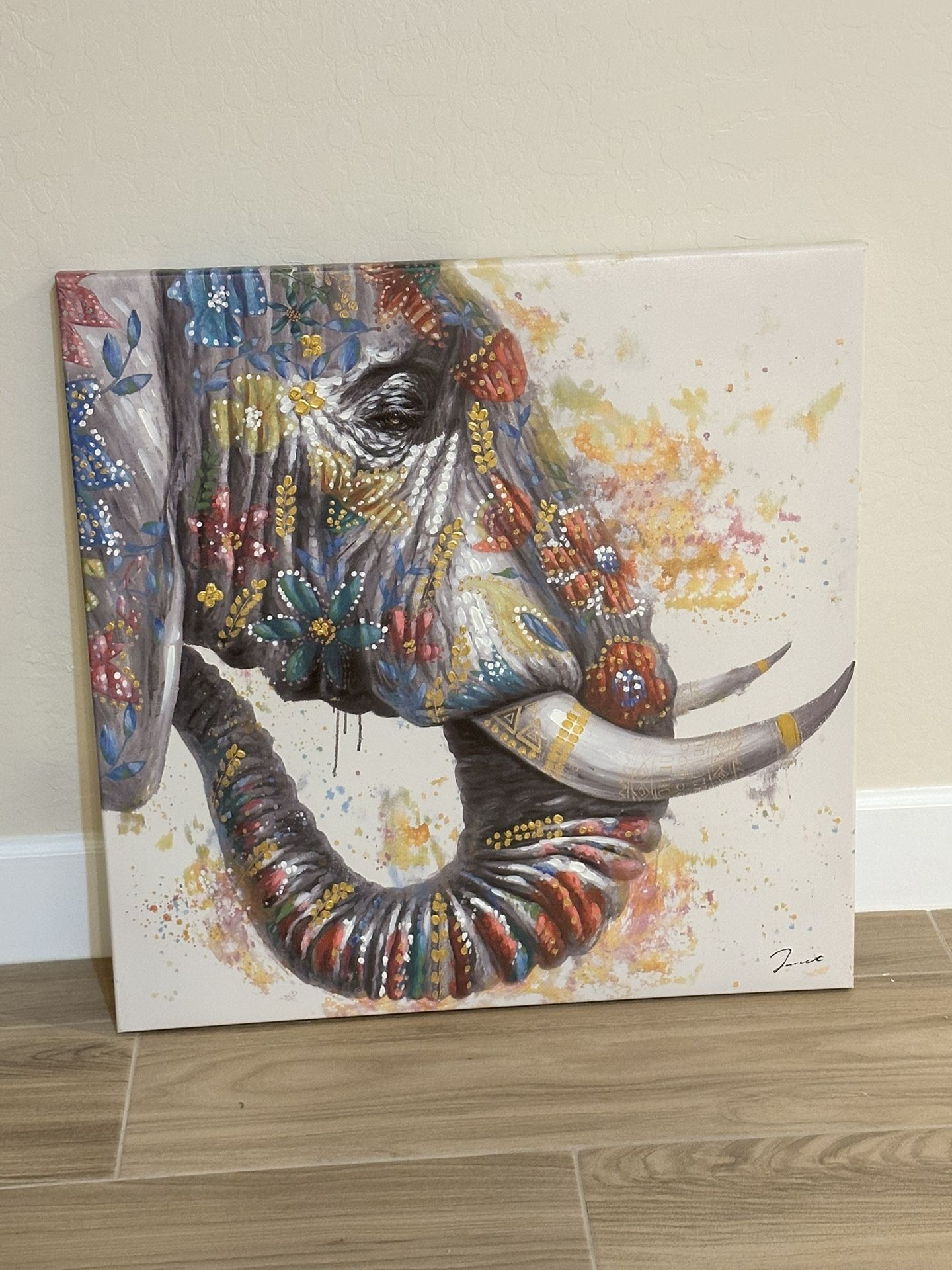 Elephant/ Mermaid Goddess Painting
