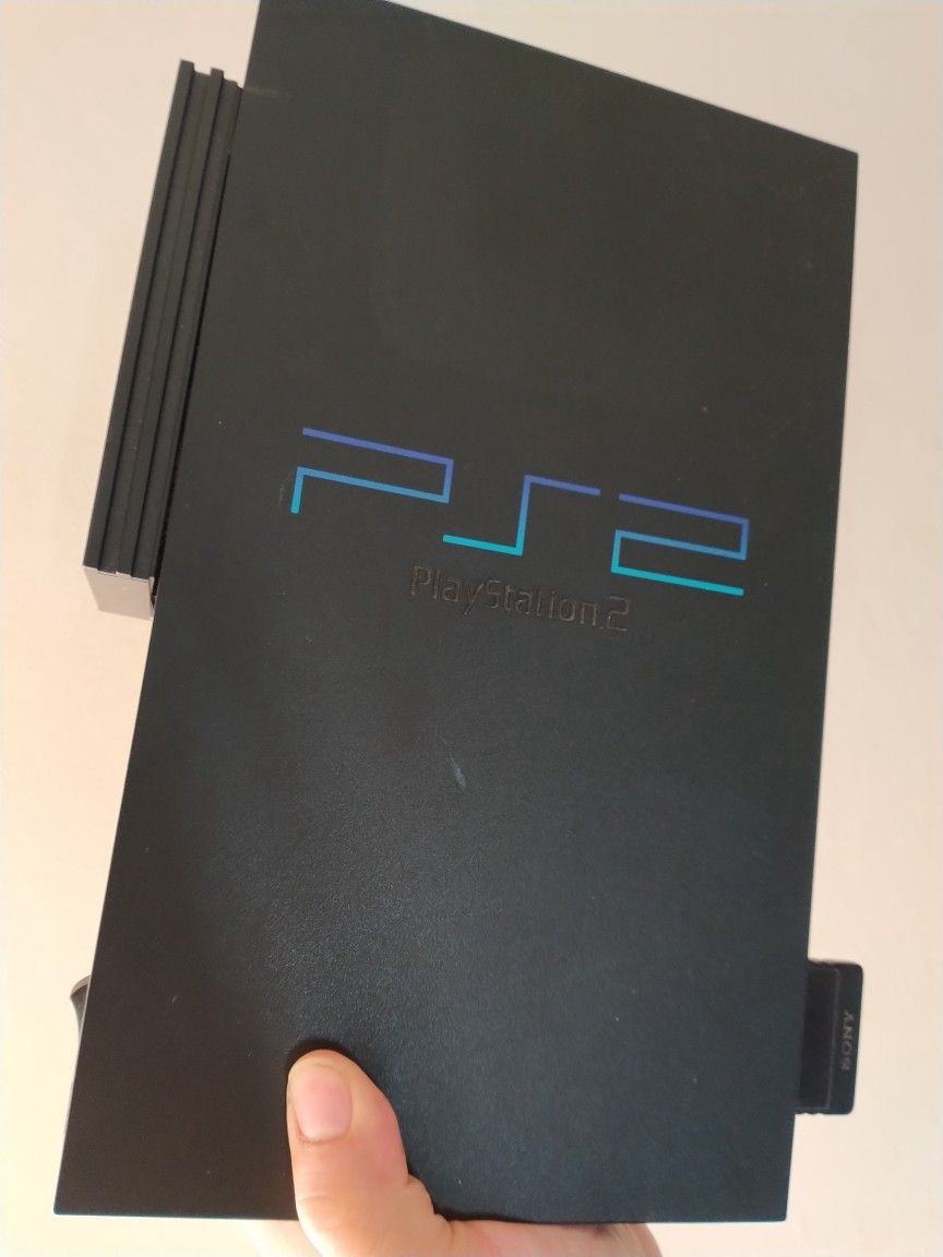 PS2 Fat Console Extras & Harddrive Loaded With Games