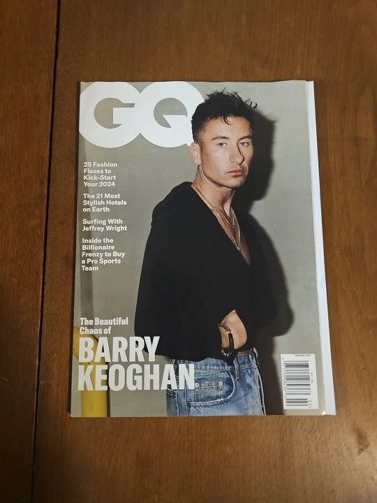 GQ Magazine US Edition February 2024 The Beautiful Chaos of Barry Keoghan