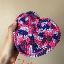 Crochet Heart Coasters