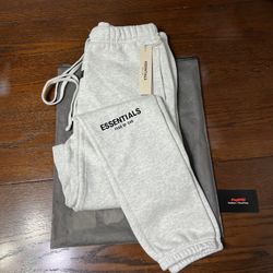 Essentials Light Oatmeal Sweatpants 