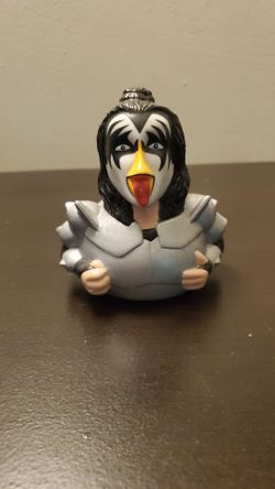 The collectible rubber duck is the "The Demon" model.