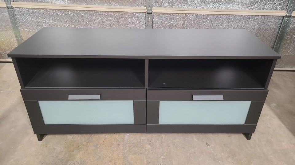 Black Ikea Entertainment Center for Sale in Schertz, TX OfferUp