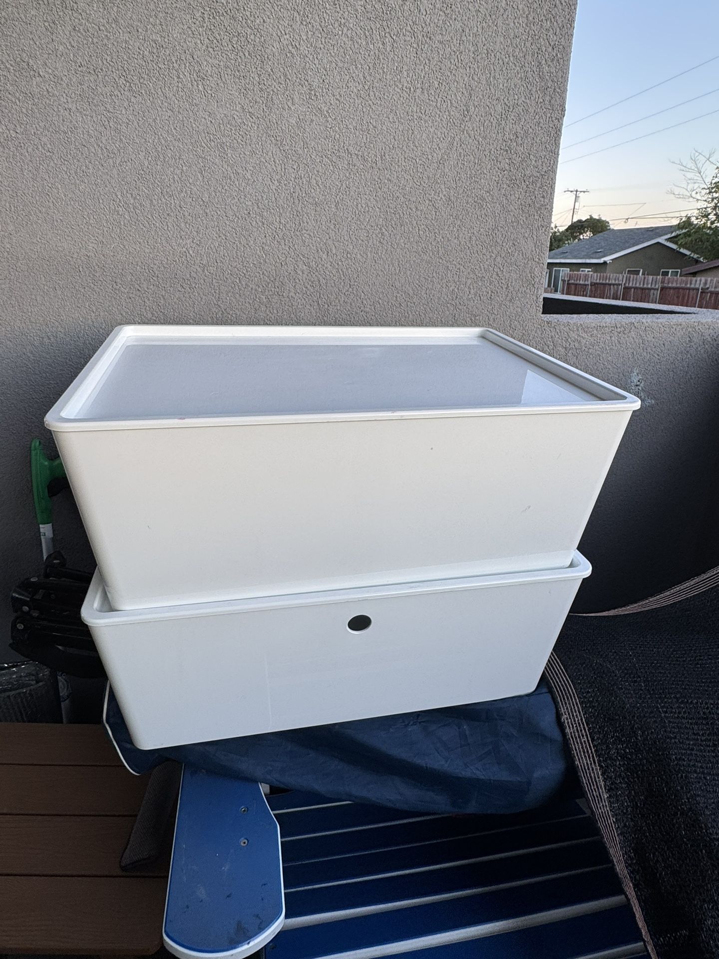 3 Piece IKEA Kuggis Storage Boxes
