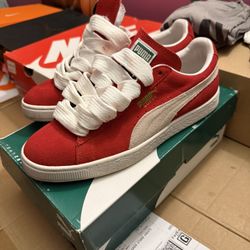Red Puma Suede Classic Size 10.5