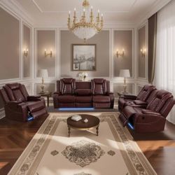 Brand New Power Reclining Couch Set