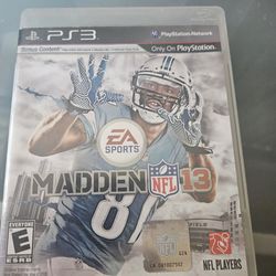 PS3 MADDEN NFL 13