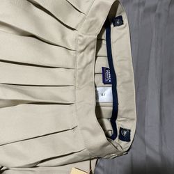 Girls French Toast Khaki Uniform Pleated Skirt