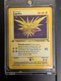 Zapdos 1st Edition