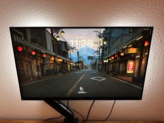 Dell 27" QHD Gaming Monitor (S2716DGR) w/ G-SYNC — Bundle w/ Monitor Arm & LED Light Bars