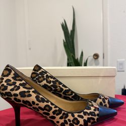 Coach Leopard Heel