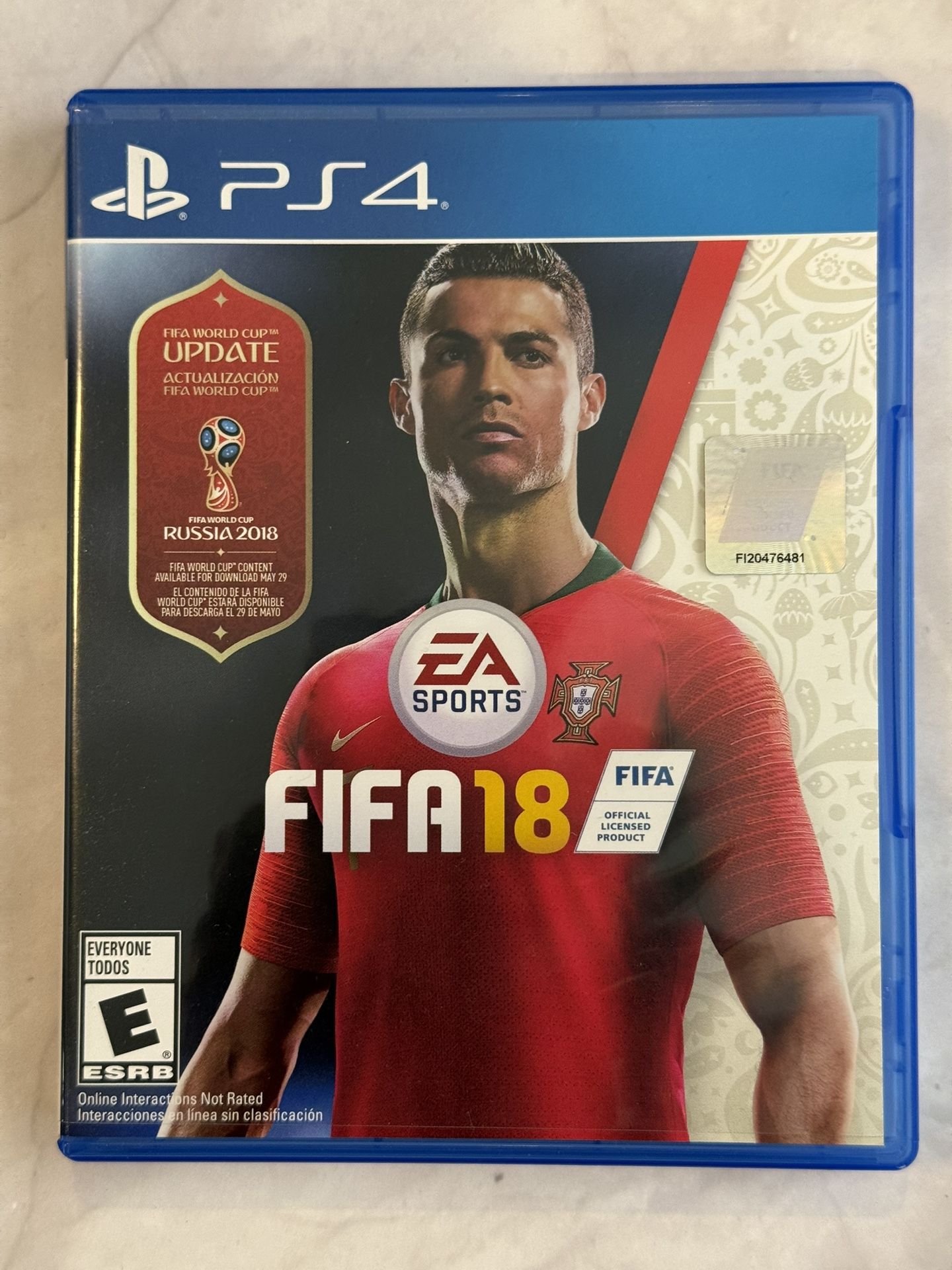 FIFA 18 With World Cup Update For Sony PlayStation 4 PS4 Video Game
