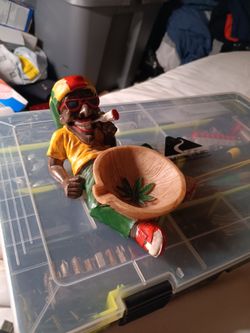 Rasta Man Figurine Ashtray