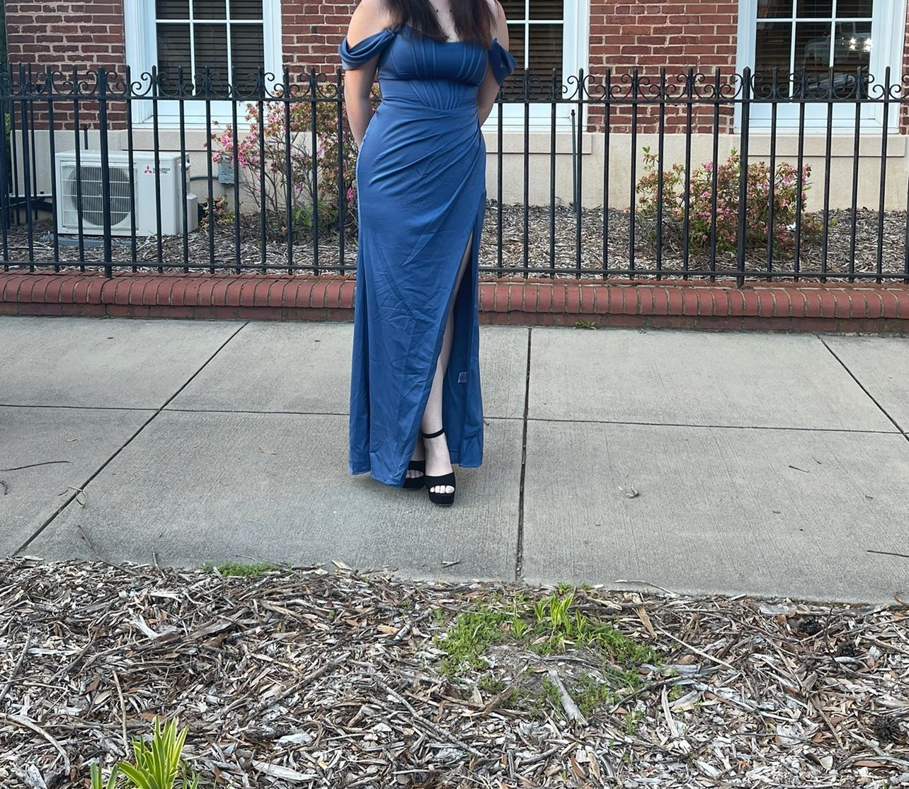 Blue Prom Dress Size 13