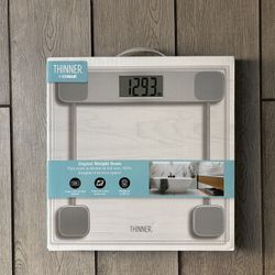 Clear Glass Weight Scale