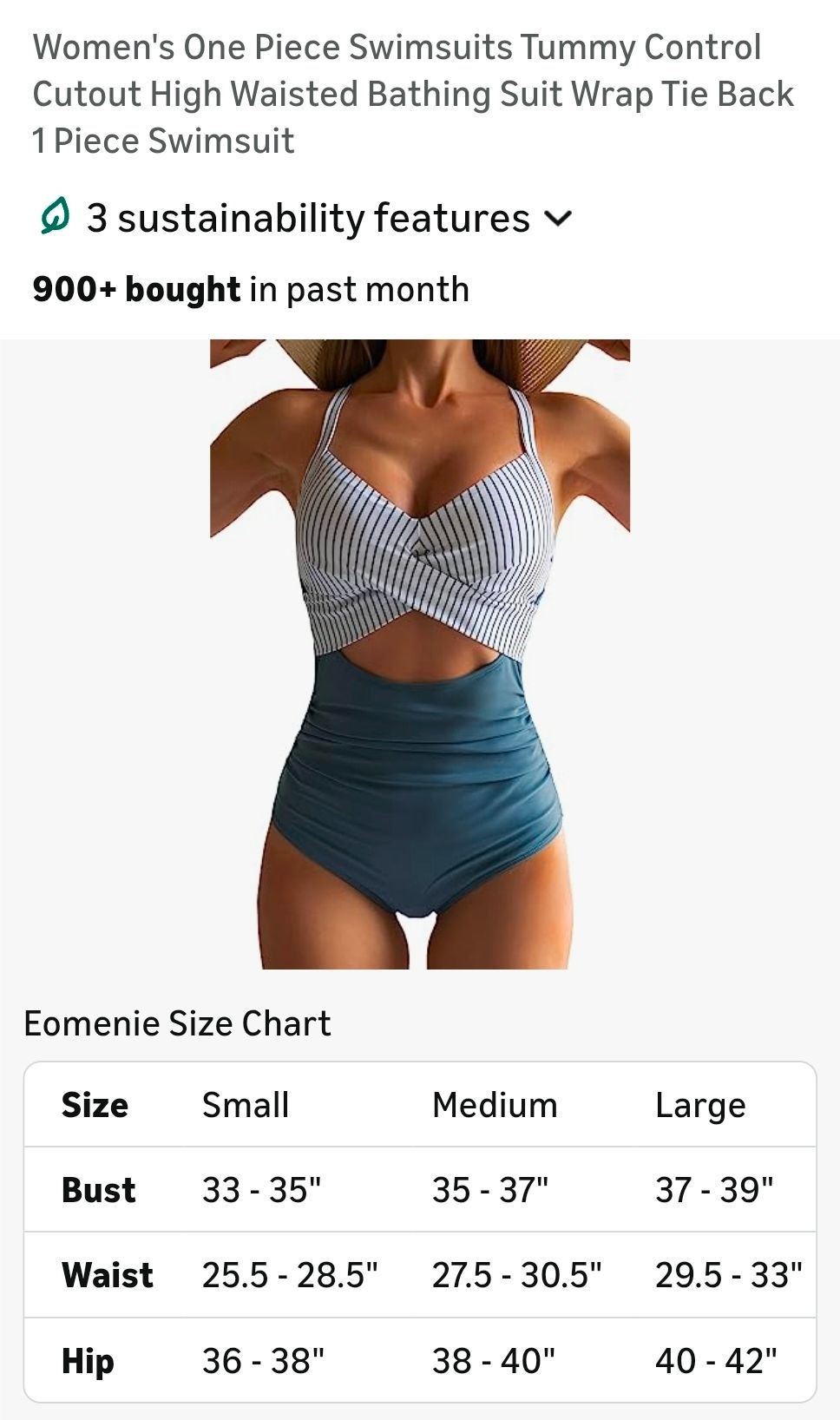 $20 New One piece Women Swimsuit MEDIUM