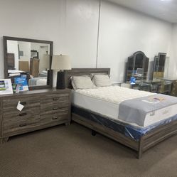 🇺🇸 NEW!! Quitting Business Sale 4pc Bedroom Sets QUEEN KING FULL TWIN STILL IN BOX!📦😴 🚚Delivery Available  