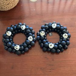 Pair Of Halloween Wreath 