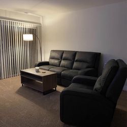 Burke Dual-Power Reclining Sofa & Recliner Set –  (PICK UP AND CASH ONLY)