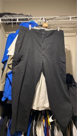 Red cap cargo work pants. 42X32