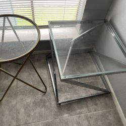 Glass Coffee And End Tables