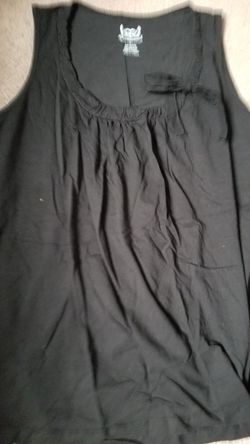 Black stretch maternity skirt