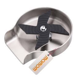 Windmill Fan Blade Sink Glass Rinser for Kitchen Sink in Brushed Nickel
