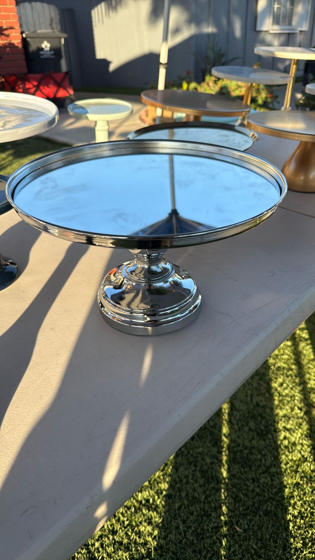 Silver Cake Stand 