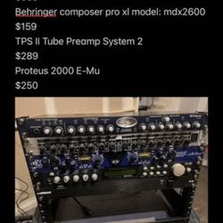 Live music setup 