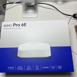 Eero Pro 6E Tri-Band WiFi 6E Router (brand New)