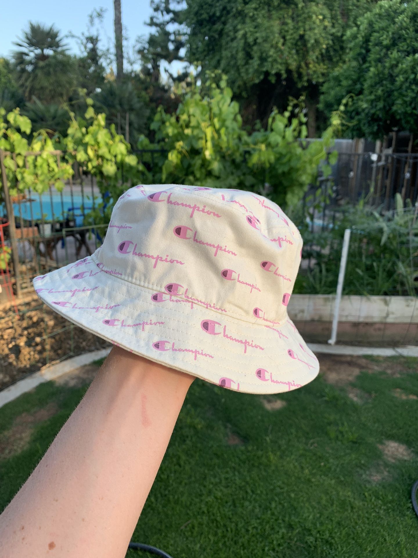 Champion Pink Bucket Hat