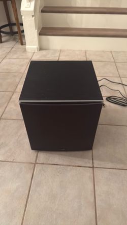 Polk Audio PSW10 10" Powered Subwoofer Home Audio – Power Port Tech, Up to 100 Watts,