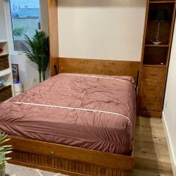 Solid Wood Queen Murphy Bed