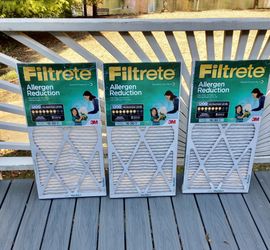 3 Filtrete Allergen Reduction Air Filters
