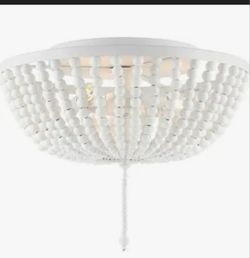 Jonathan Y Shabby Chic Farmhouse LED Lamp White