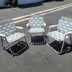 Like New Ultra Light Foldable Chairs
