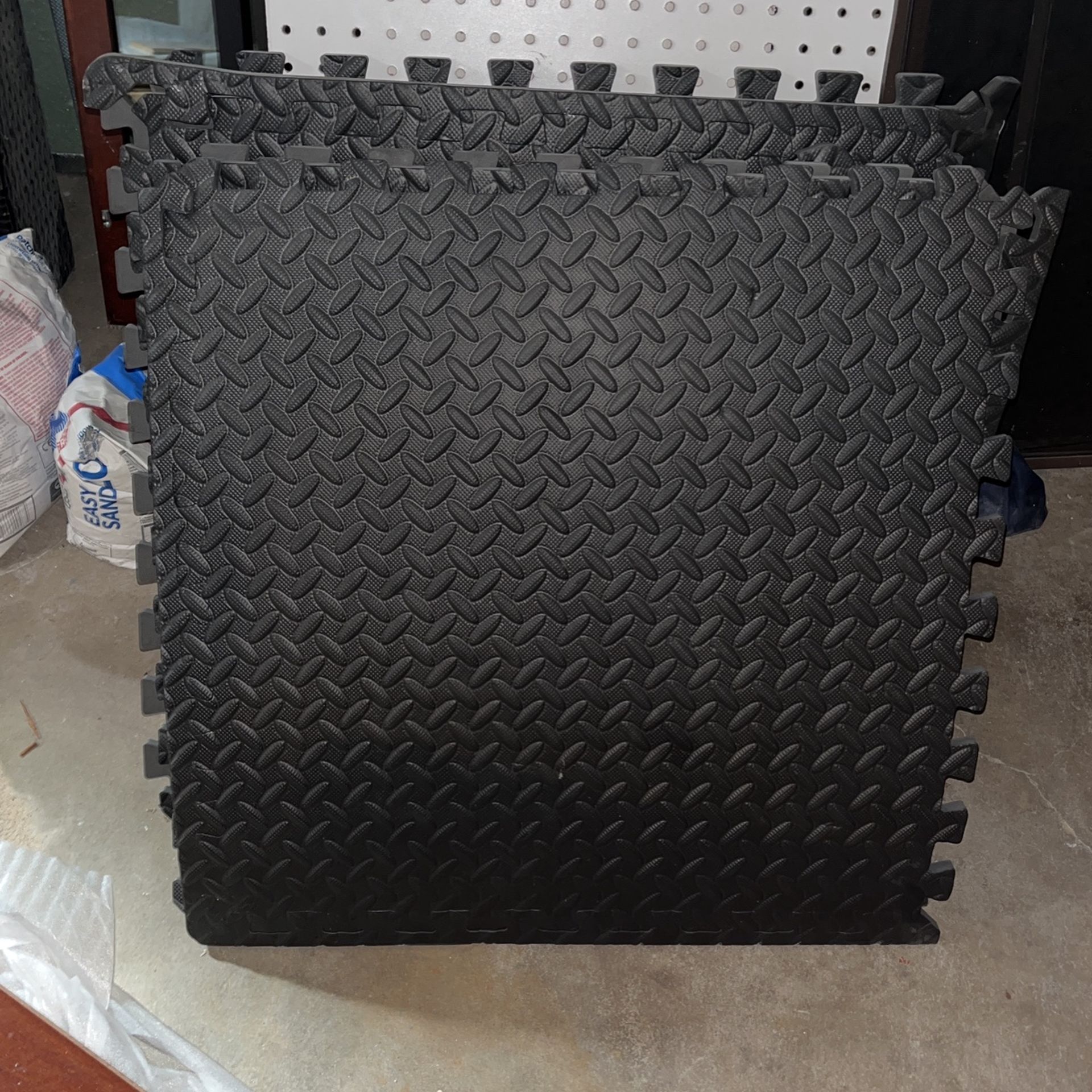 Free Interlocking Foam Floor Tiles for Gym - 24.7 x 24.7 x .5 Inches