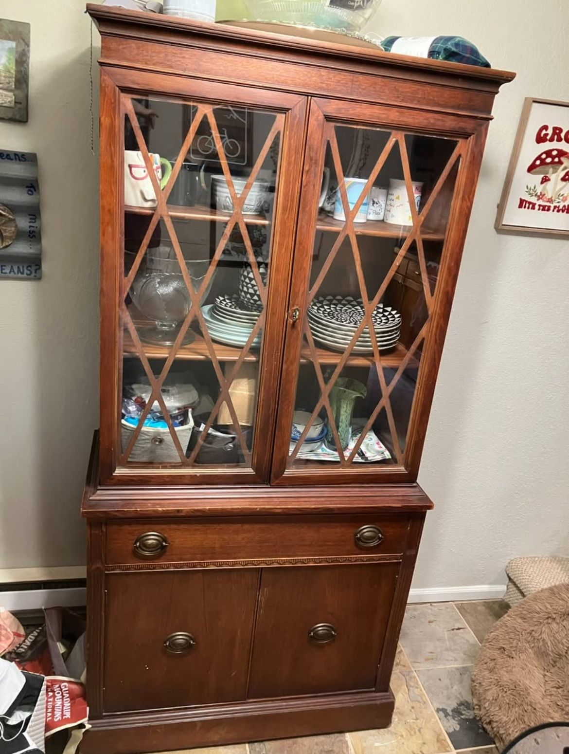Antique hutch