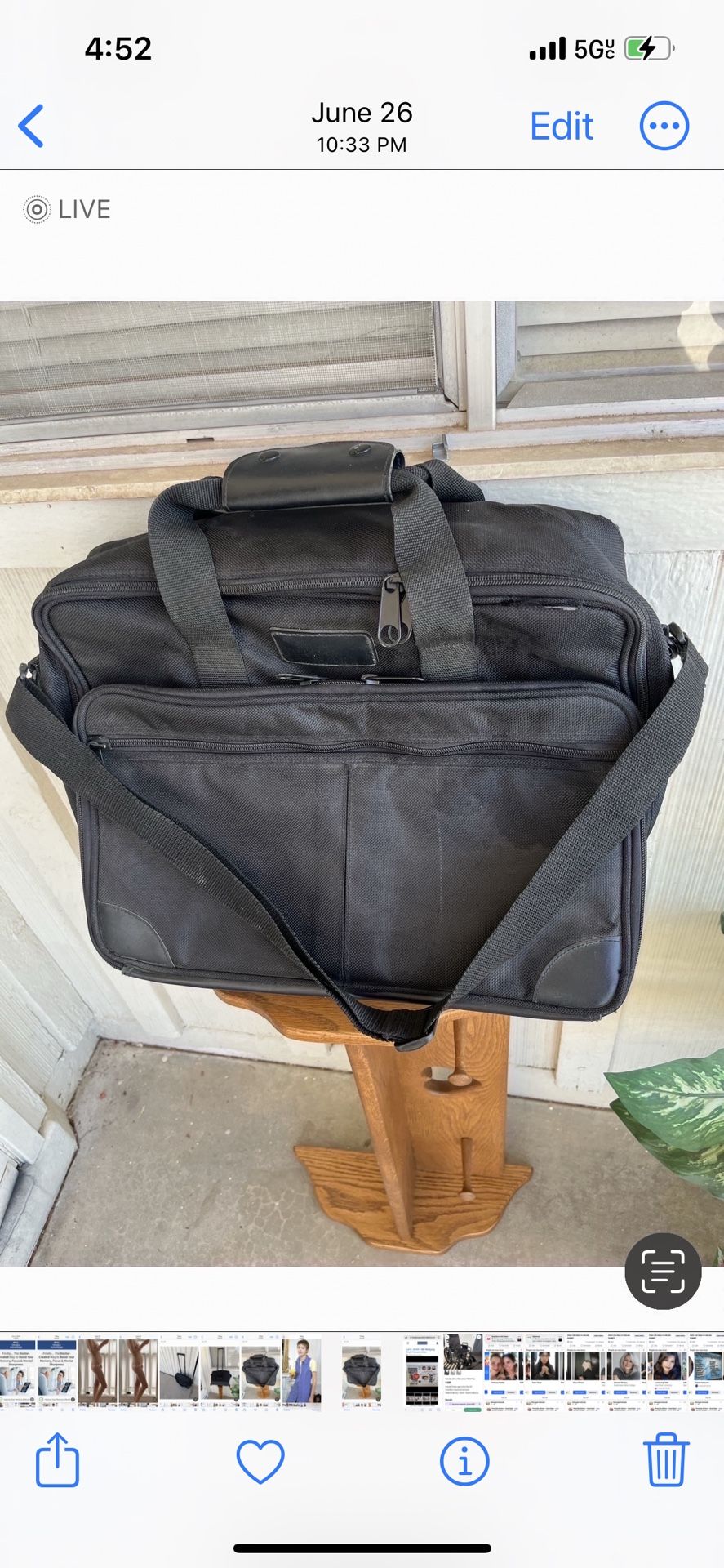 Cloth Briefcase On Wheels