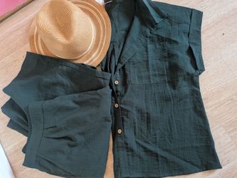 Linen pant set