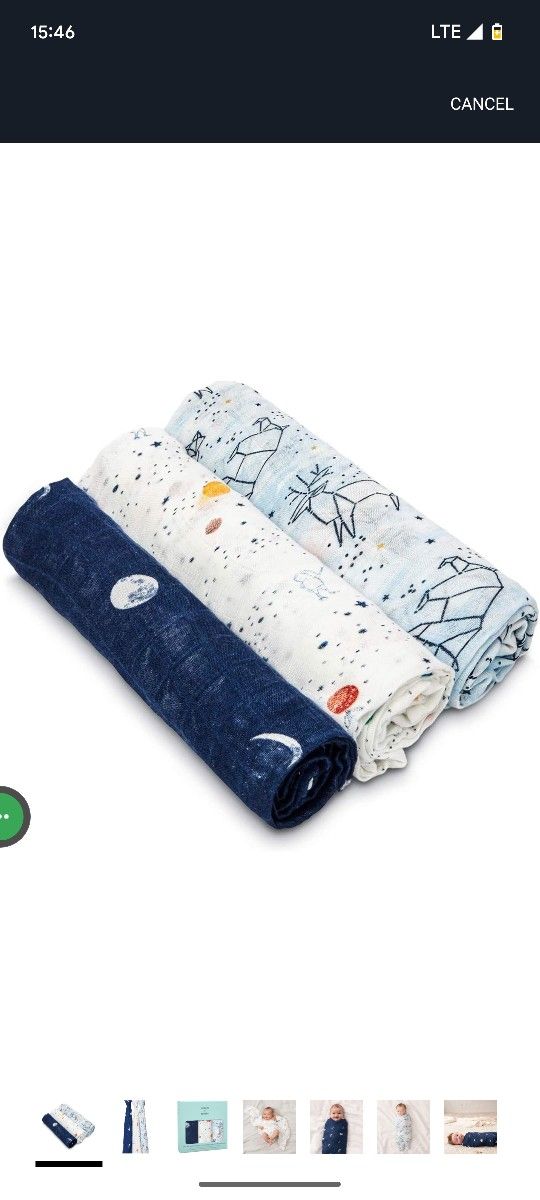 Aden Anais Silky Soft Swaddle Blanket