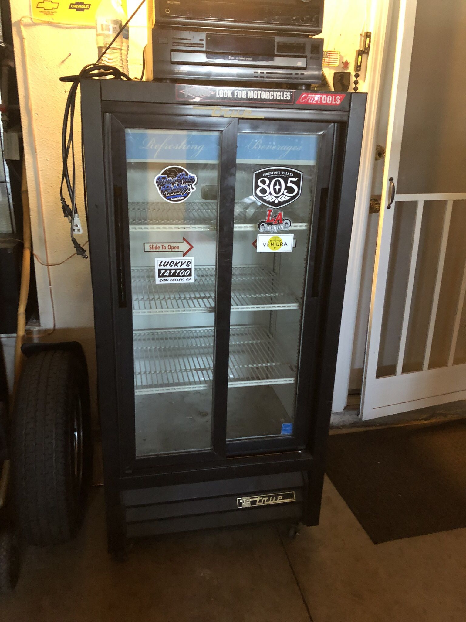 Commercial beer fridge raider