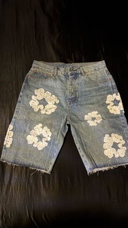 high quality designer brand denim brand, size 32, jean shorts