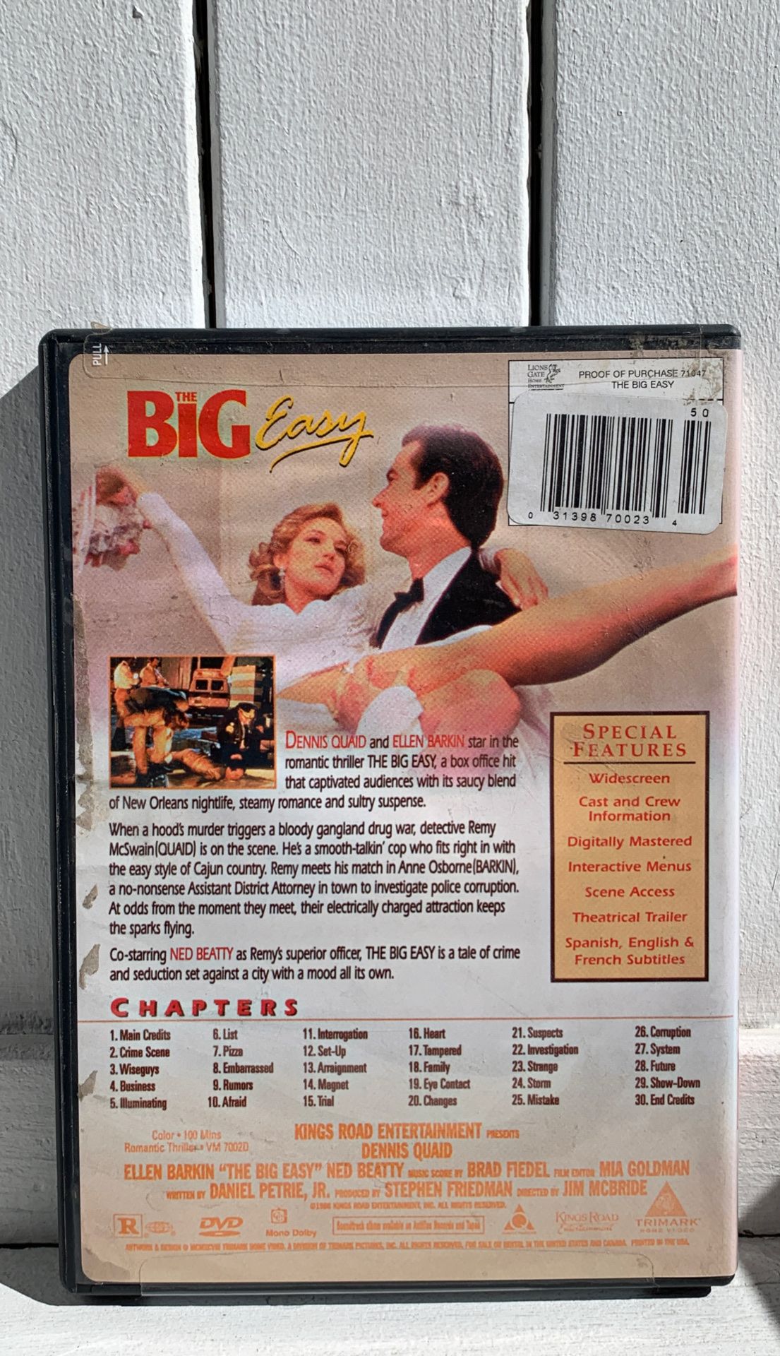 The Big Easy DVD